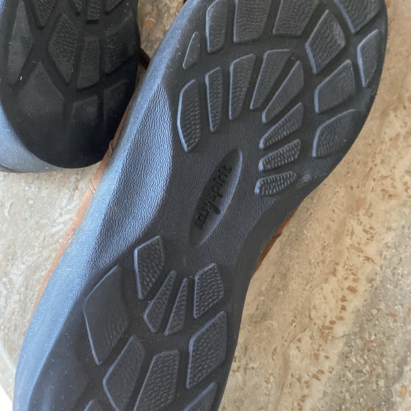 Size 7.5 easy spirit brown ladies shoes in good shape - Picture 6 of 8